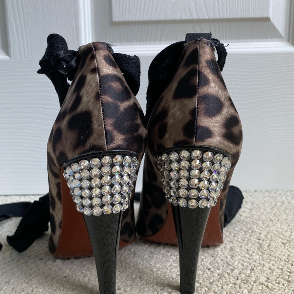 Lanvin H&M Leopard Print Heels - Picture 4 of 5
